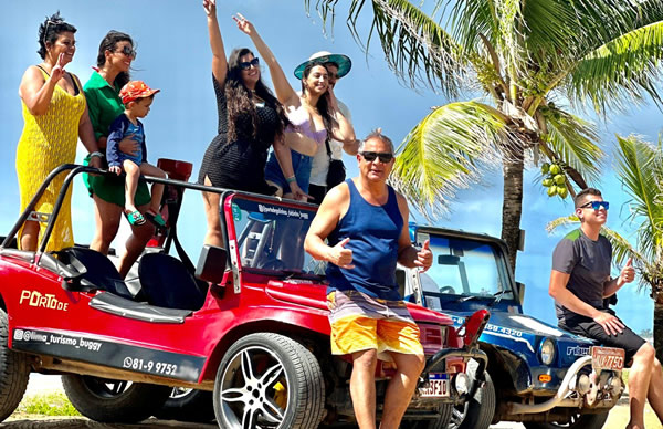 Passeio de Buggy de 2 Horas  R$350 em Porto de Galinhas